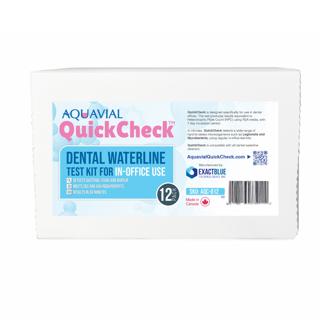 AquaVial Quick Check - 15 minutes Dental Unit Waterline Test