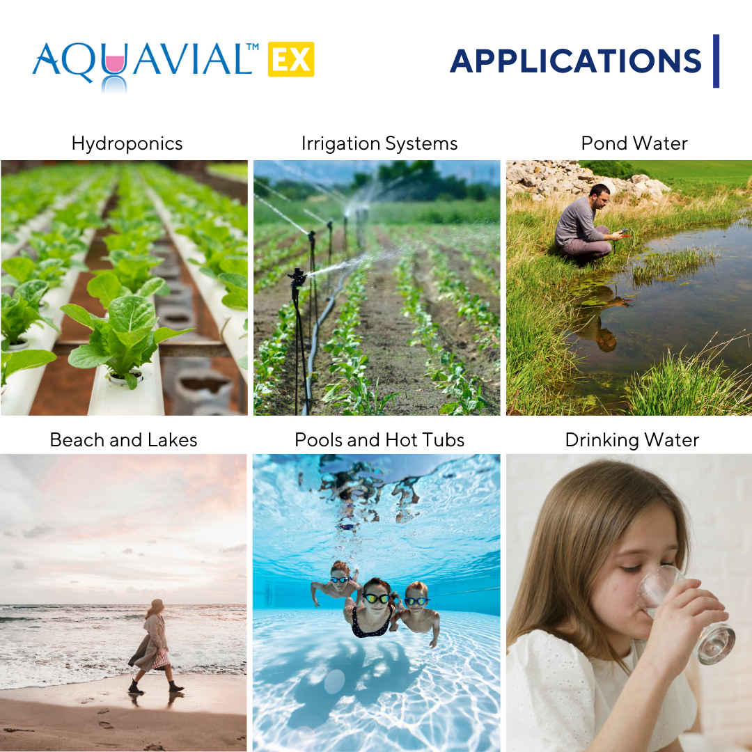 AquaVial EX - 7 Hours Total Coliform Professional Water Test Kit