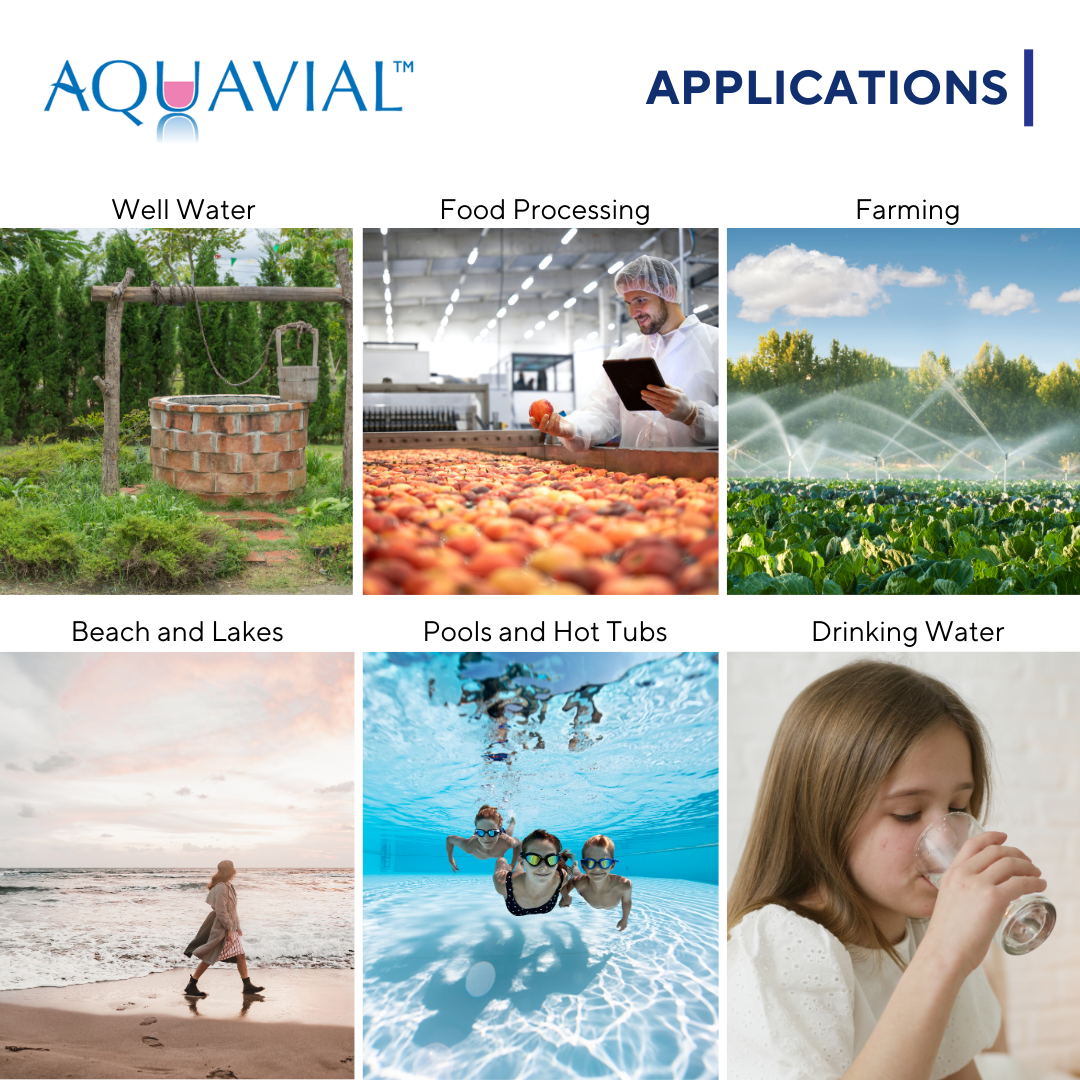 AquaVial Kit de análisis de agua - E. coli y coliformes