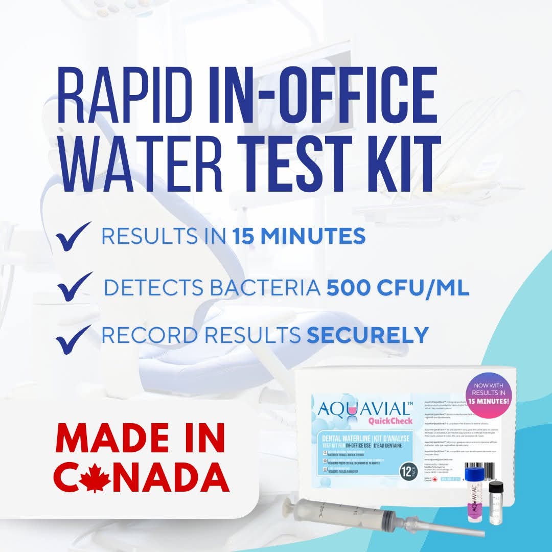 AquaVial Quick Check - 15 minutes Dental Unit Waterline Test