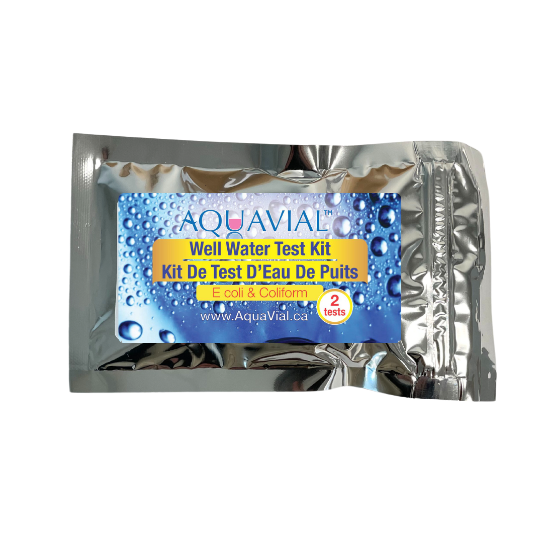 AquaVial Kit de análisis de agua - E. coli y coliformes