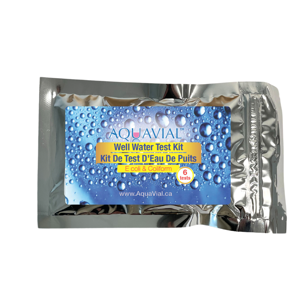 AquaVial Kit de análisis de agua - E. coli y coliformes