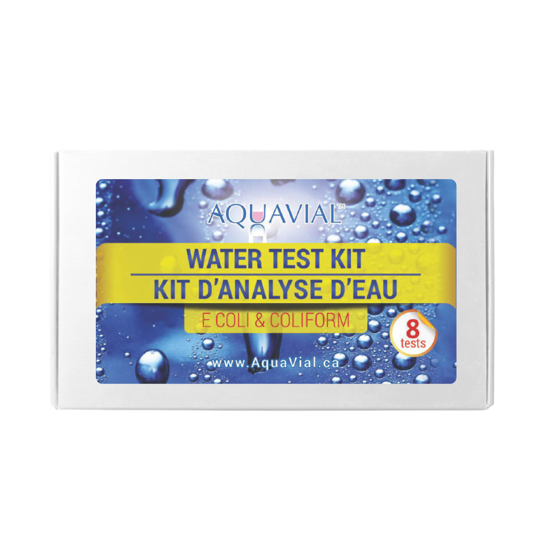 AquaVial Kit de análisis de agua - E. coli y coliformes