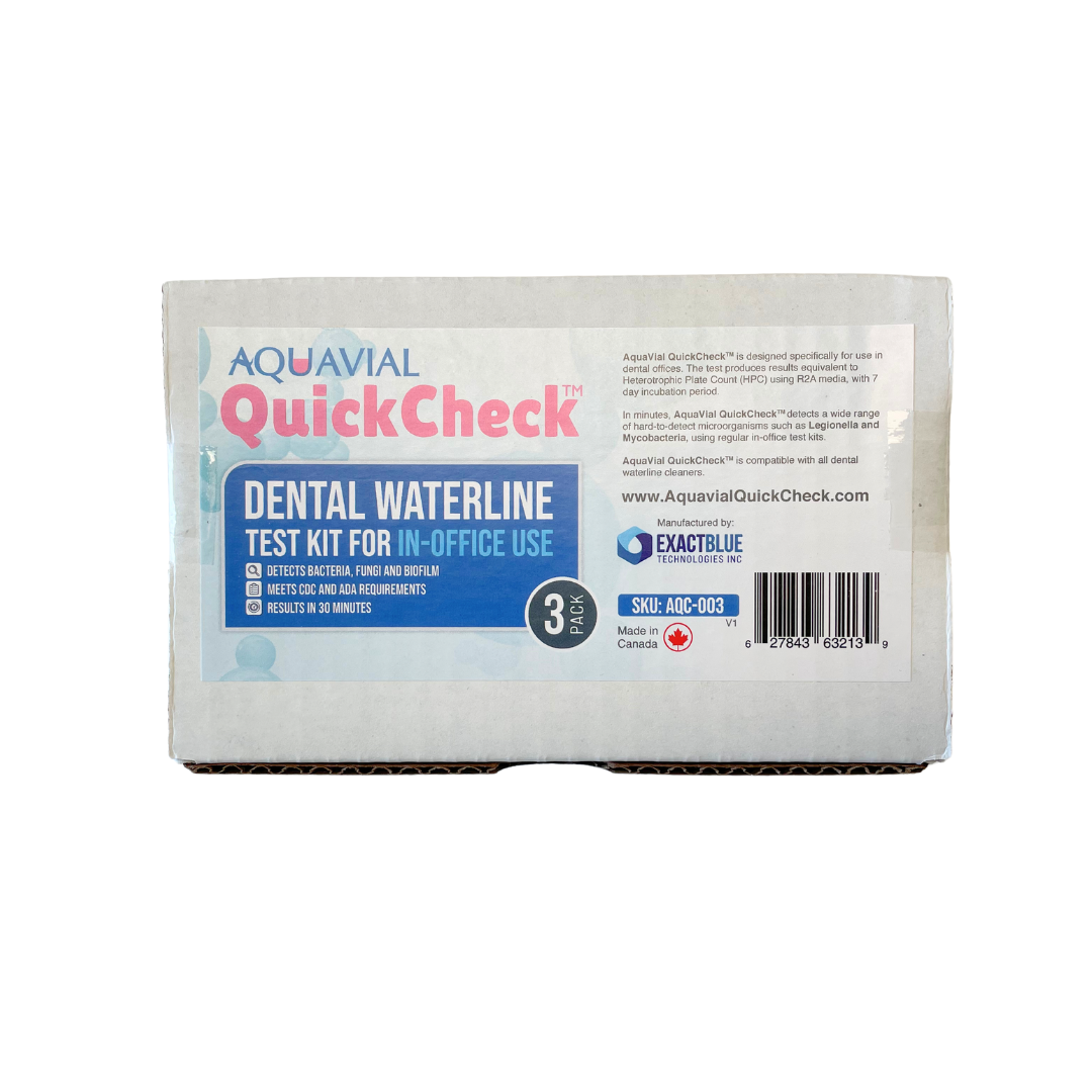 AquaVial Quick Check - 15 minutes Dental Unit Waterline Test