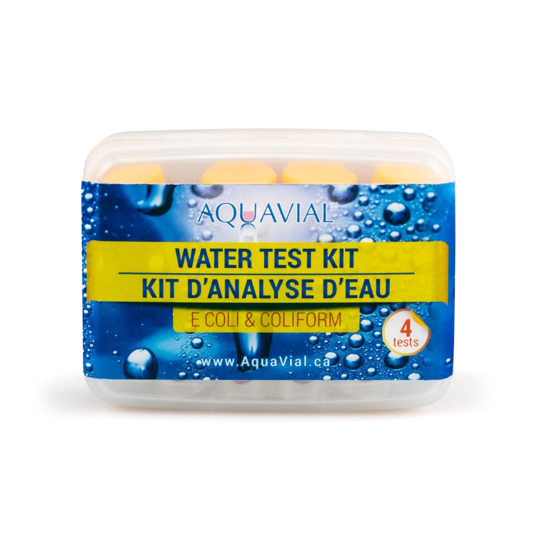 AquaVial Kit de análisis de agua - E. coli y coliformes