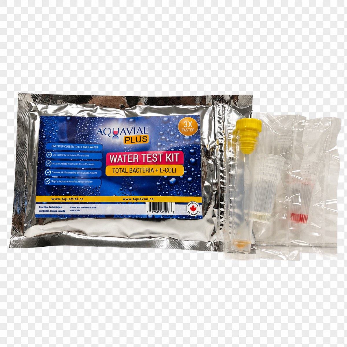 AquaVial Plus - Kit de análisis de agua