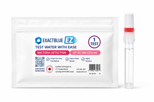 ExactBlue EZ Total Bacteria& Fungi- results in 5 minutes (500 CFU/ml)